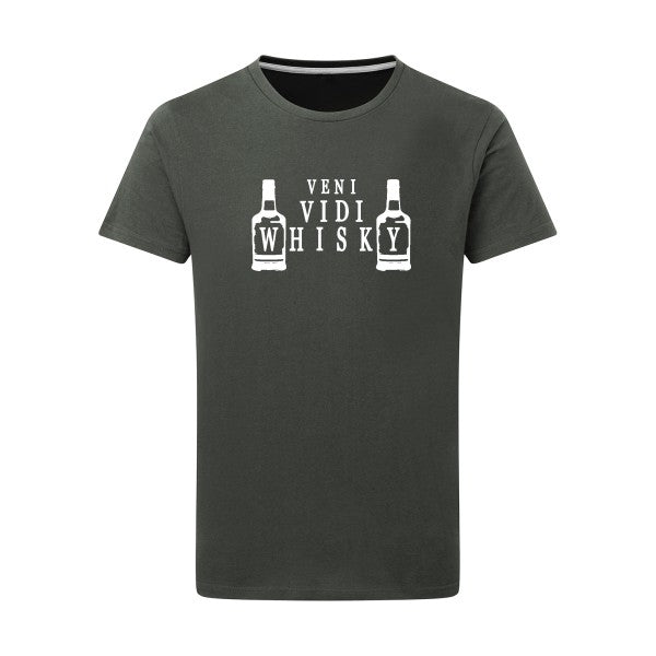 VENI VIDI WHISKY - Flex Blanc Tshirt original Charcoal  5XL