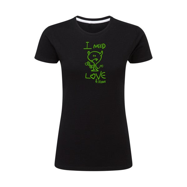 LOVER | Vert pomme |T shirt original femme|SG