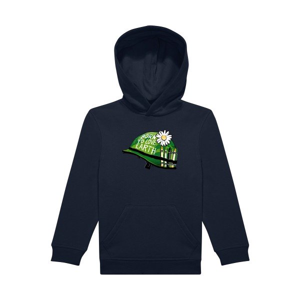 sweat capuche enfant Navy- Full-Petal-Jacket