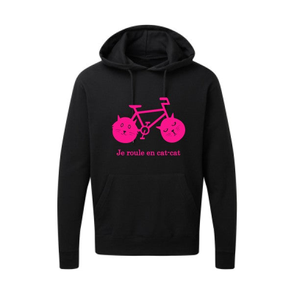 cat-cat bike Rose Fluo SG - Hooded Sweatshirt Sweat capuche