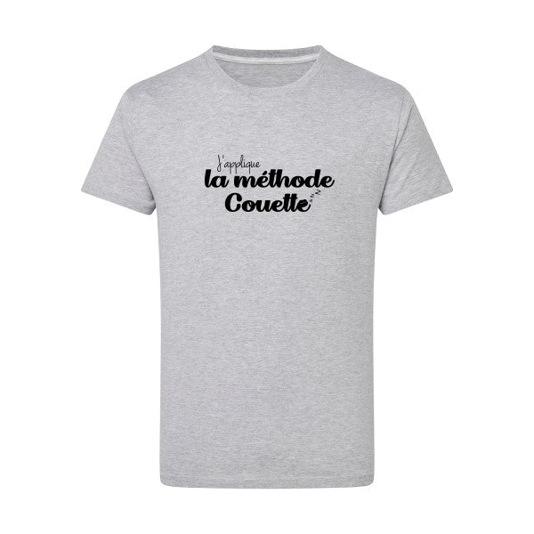 La méthode Couette noir -Flex noir sur T-shirt SG  Light Oxford  5XL