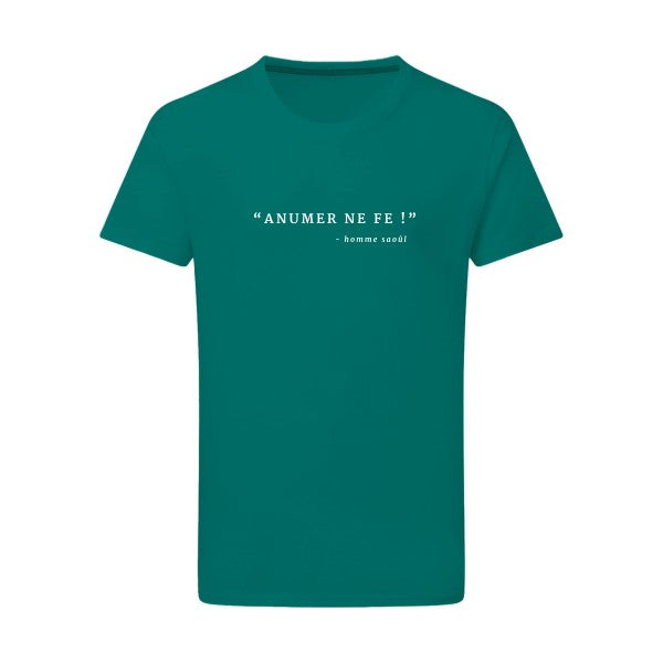 ANUMER NE FE! Blanc -Flex Blanc sur T-shirt SG  Emerald Green  2XL