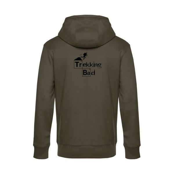 Trekking-bad sweat shirt original Khaki flex Noir impression Dos