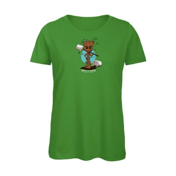 Plantez-un-arbre- - t-shirt original femme Real Green