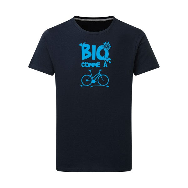 Bio comme un vélo - Flex bleu clair Tshirt original Navy  5XL