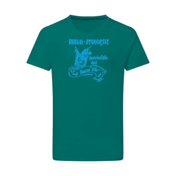 Rhum-atologue - Flex bleu clair Tshirt original Emerald Green  2XL