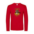 cocooning-t-shirt-manches-longues-original-humour -Red