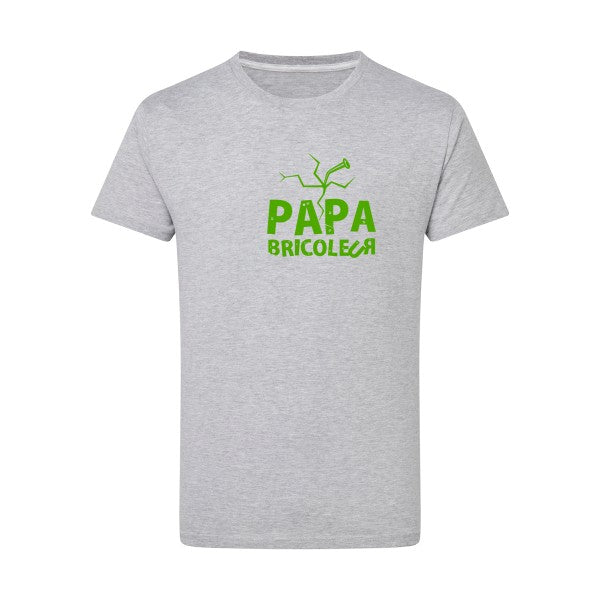 Papa bricoleur - Flex Vert pomme Tshirt original Light Oxford  5XL