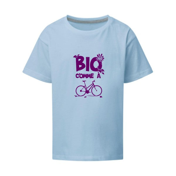 Bio comme un vélo Flex Violet SG - Kids T-shirt enfant Sky Taille 152 (11-12/2XL)