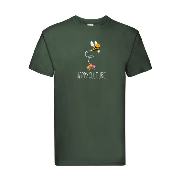 happy Fruit of the loom 205 g/m² T-shirt/ bottle green