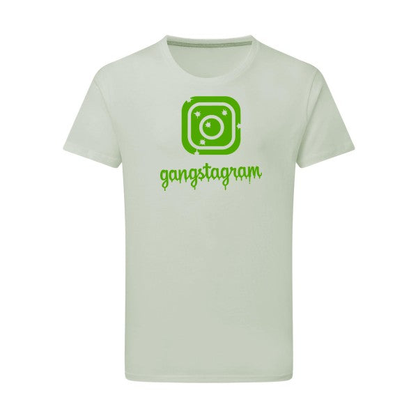 GANGSTAGRAM - Flex Vert pomme Tshirt original Pastel Macchiato  2XL