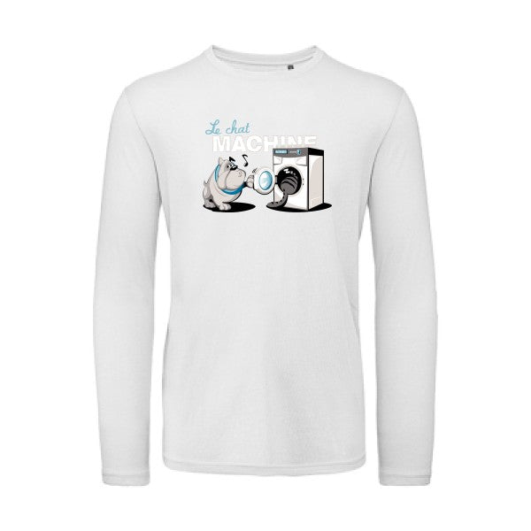 Le Chat Machine | T-shirt original LSL White 2XL