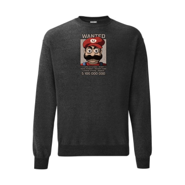 Wanted Mario Fruit of the loom 280 g/m² Sweat shirt