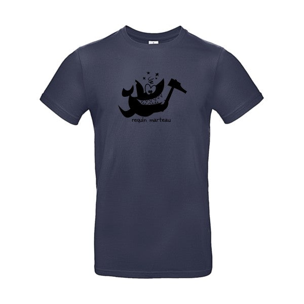 Requin marteauFlex noir- T-shirt E190|Navy Blue||2XL