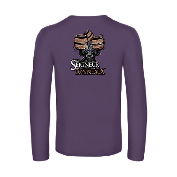 le-seigneur-des-tonneaux-t-shirt-manches-longues-original-humour -Urban Purple