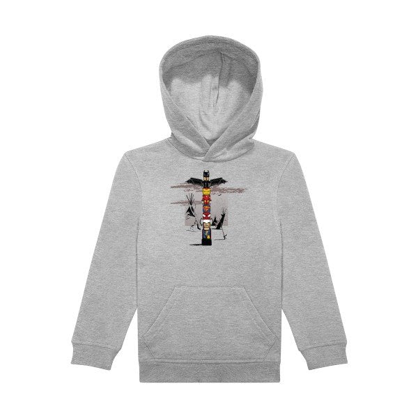 sweat capuche enfant Sports Grey TOTEM