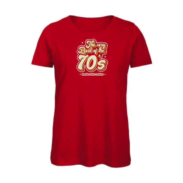 70s- T-shirt original - t-shirt original femme Red