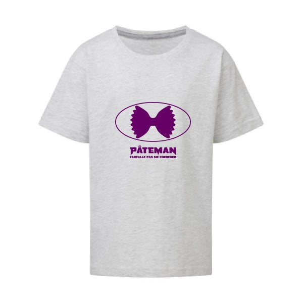 PÂTEMAN Flex Violet SG - Kids T-shirt enfant Ash Grey Taille 152 (11-12/2XL)