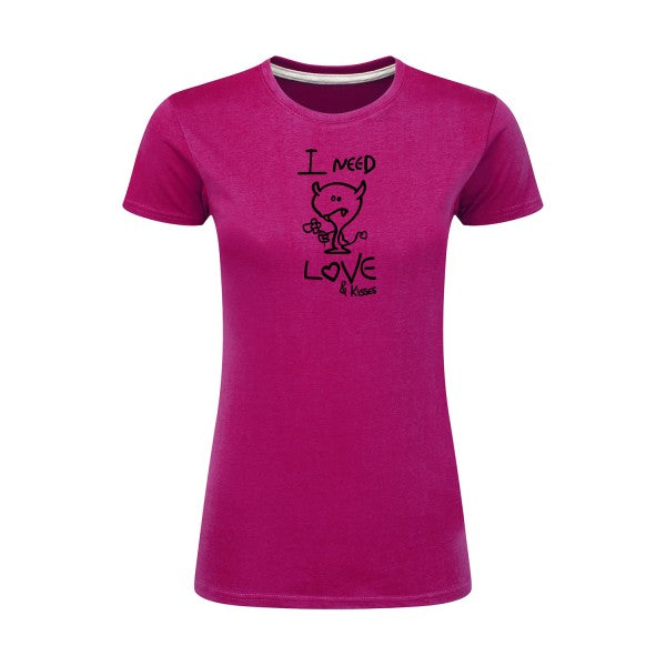 LOVER | Noir |T shirt original femme|SG