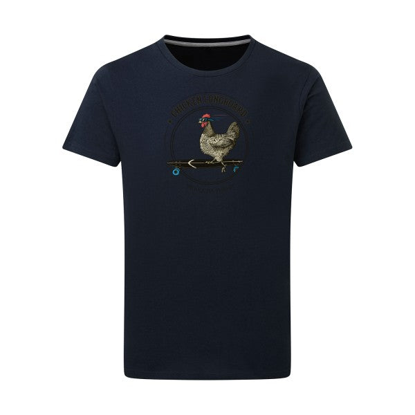 T-shirt homme Chicken Longboard - T-shirt original pour les amateurs de longboard Navy 5XL