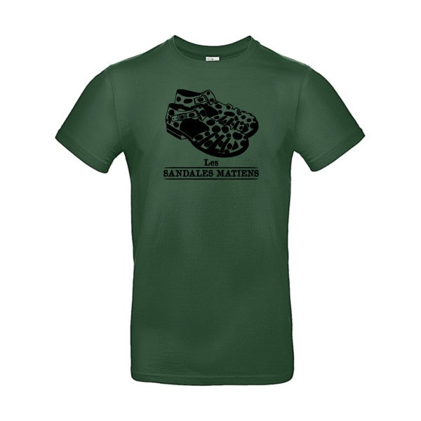 Les sandales matiens |E190 T-shirt|Bottle Green||2XL