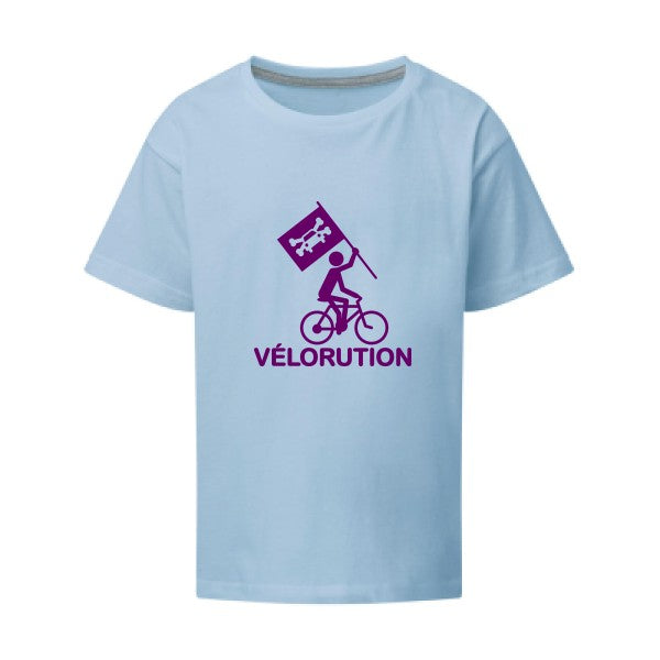 Vélorution Flex Violet SG - Kids T-shirt enfant Sky Taille 152 (11-12/2XL)