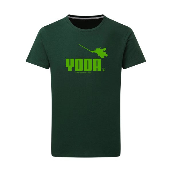 Yoda vert pomme -Flex vert pomme sur T-shirt SG  Bottle Green  2XL