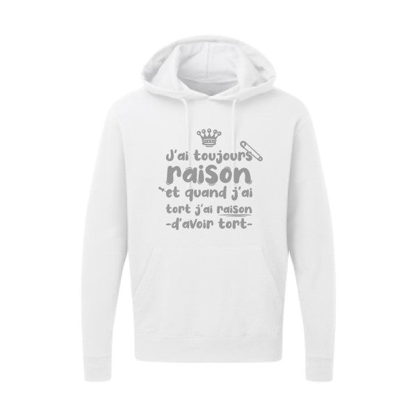 J'ai toujours raison Gris SG - Hooded Sweatshirt Sweat capuche