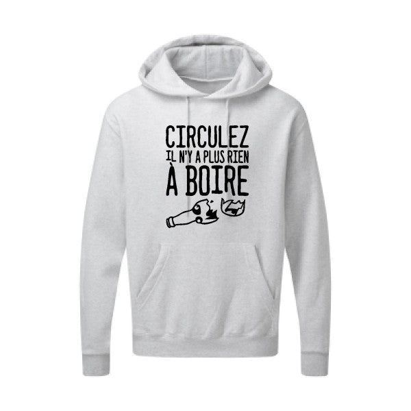 Circulez il n'y a plus rien à boire Noir SG - Hooded Sweatshirt Sweat capuche