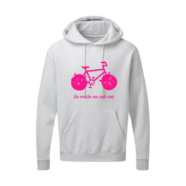 cat-cat bike Rose Fluo SG - Hooded Sweatshirt Sweat capuche