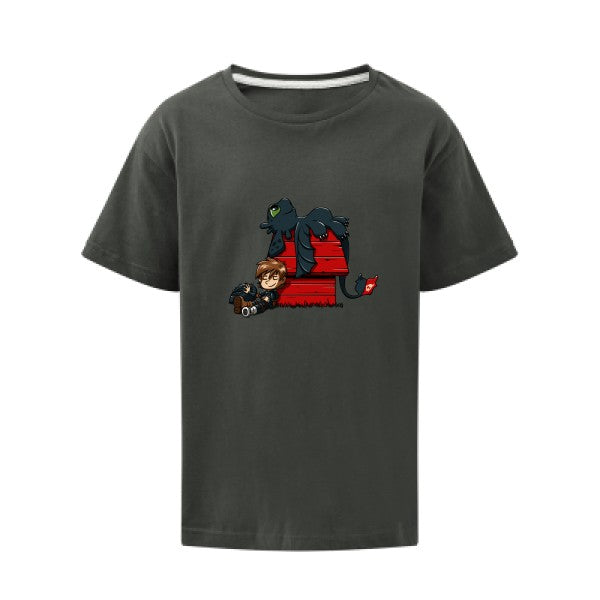 Dragon Peanuts SG - Kids T-shirt enfant Charcoal Taille 152 (11-12/2XL)