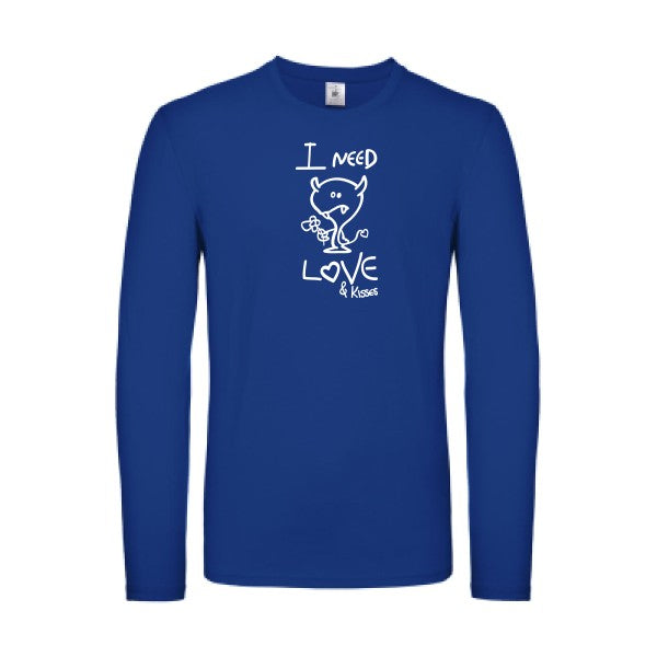 LOVER Blanc B&C - E150 LSL T-shirt manches longues léger