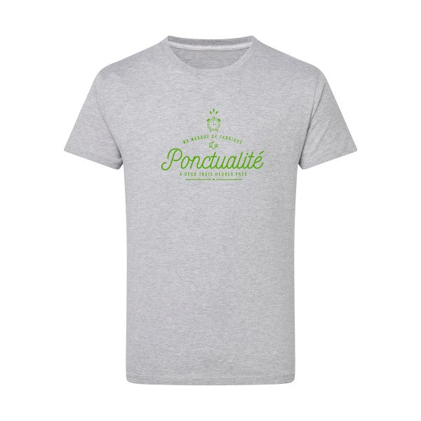 La Ponctualité vert pomme -Flex vert pomme sur T-shirt SG  Light Oxford  5XL