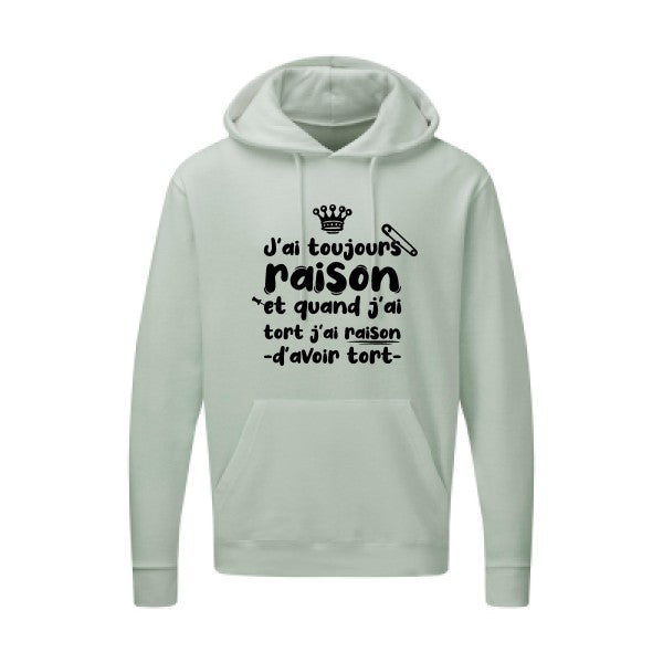 J'ai toujours raison Noir SG - Hooded Sweatshirt Sweat capuche