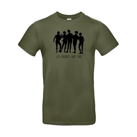 Les Jacques sont FiveFlex noir- T-shirt E190|Urban Khaki||2XL