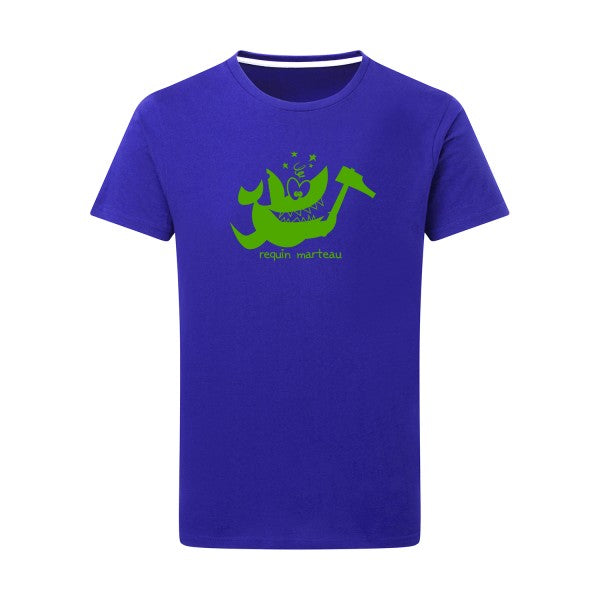 Requin marteau vert pomme -Flex vert pomme sur T-shirt SG  Royal Blue  5XL