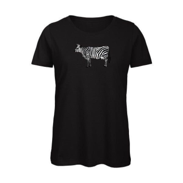 drole-de-zebre- - t-shirt original femme Black