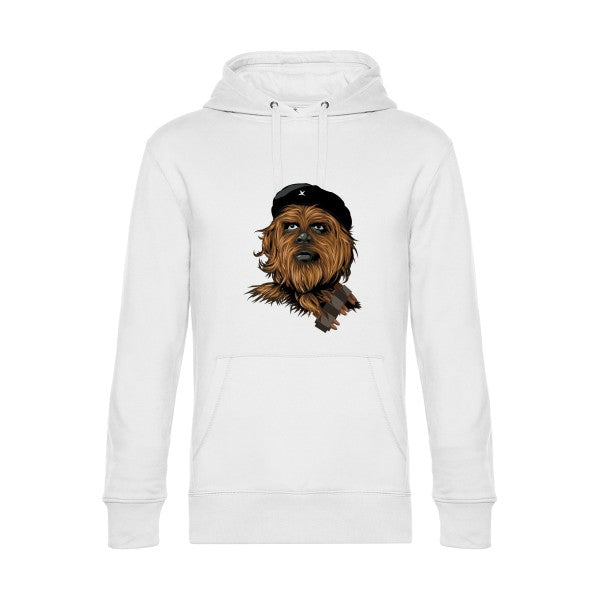 Chewie-guevara- Sweat à capuche original White - RueDuTeeshirt