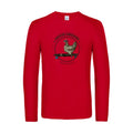 chicken-longboard-t-shirt-manches-longues-original-humour -Red