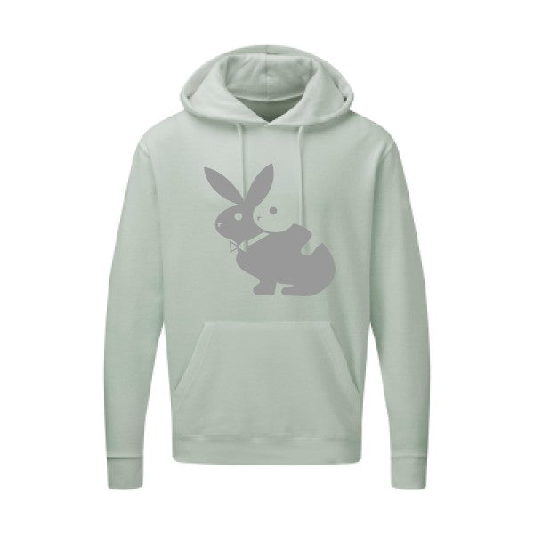 hot  |Sweat  capuche humoristique Gris 