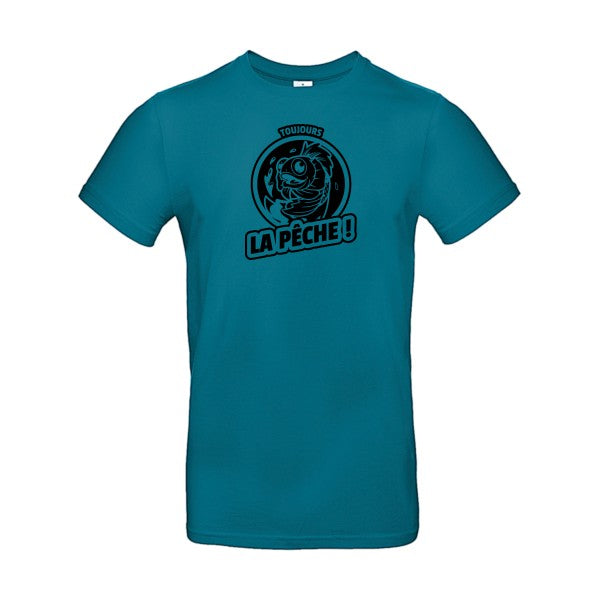 Toujours la pêche ! flex noir B&C - E190 T-shirt|Diva Blue||2XL