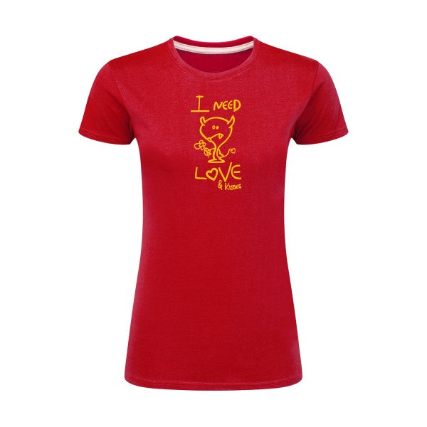 LOVER | jaune Or |T shirt original femme|SG