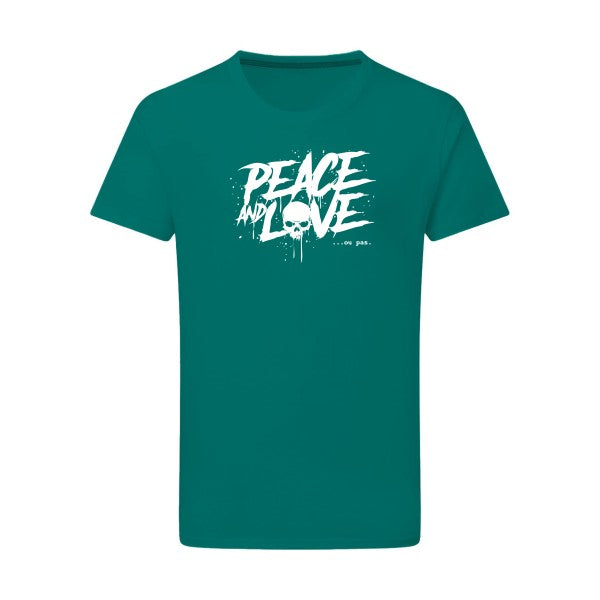 Peace or no peace - Flex Blanc Tshirt original Emerald Green  2XL