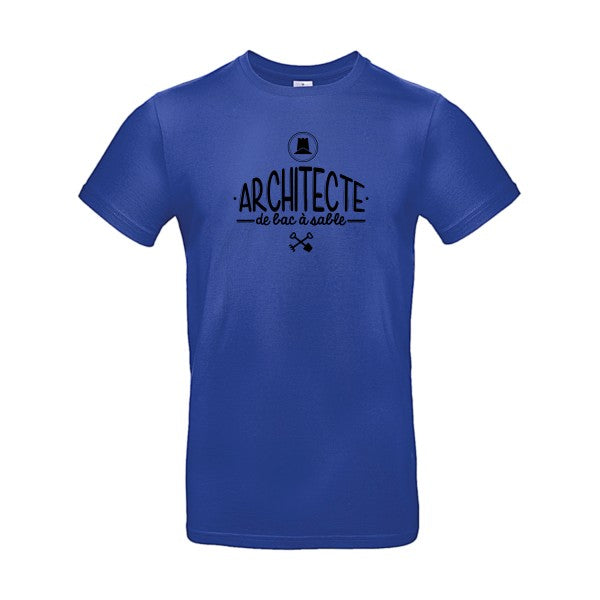 Architecte de bac à sableFlex noir- T-shirt E190|Cobalt Blue||2XL