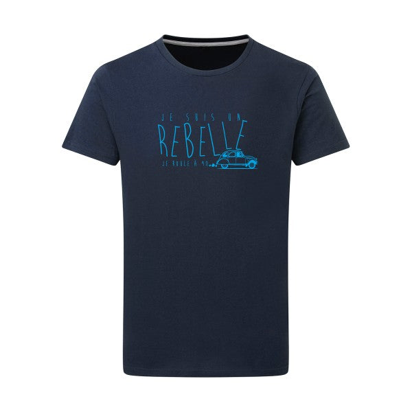 je suis un rebelle - Flex bleu clair Tshirt original Denim  XL