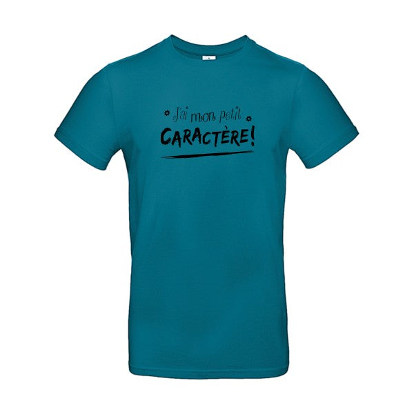 J'ai mon petit CARACTÈRE ! |E190 T-shirt|Diva Blue||2XL