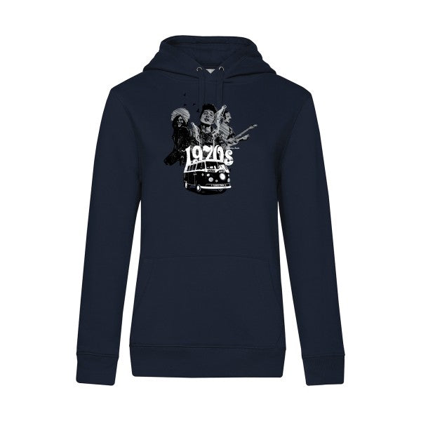 sweat original femme 1970-  couleur Navy-