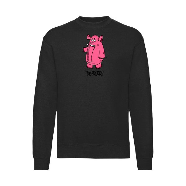 Pink elephant Fruit of the loom 280 g/m² Sweat shirt