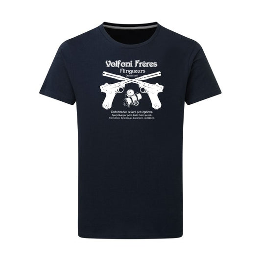 Volfoni Frère -Flex Blanc sur T-shirt SG  Navy  5XL