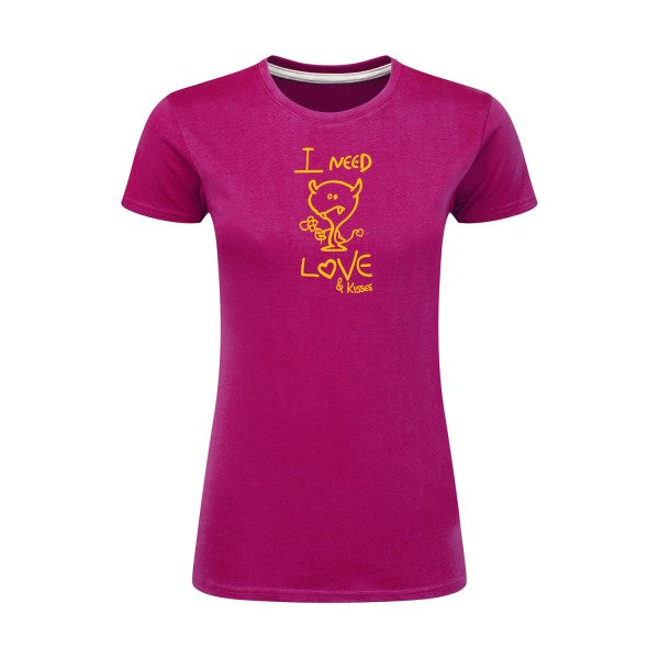 LOVER | jaune Or |T shirt original femme|SG